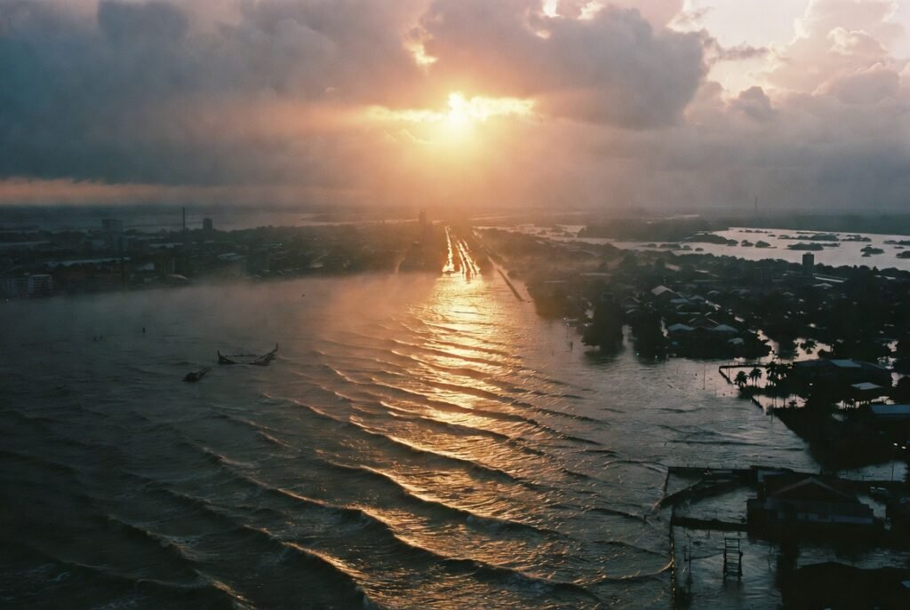 Accra submerged in water Ghana satire