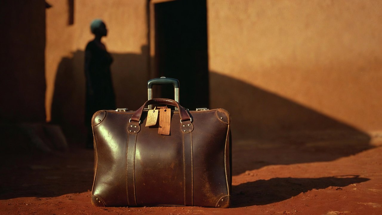 Ghana diaspora satire Abusuapanin suitcase compound house