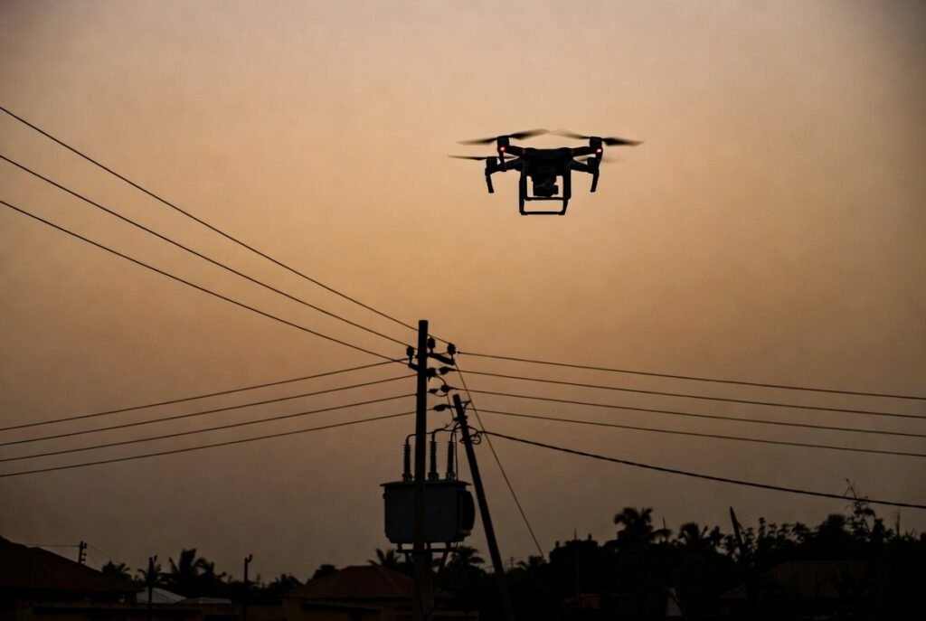 ecg ghana upgrade not dumsor drone transformer darkness ghana electricity