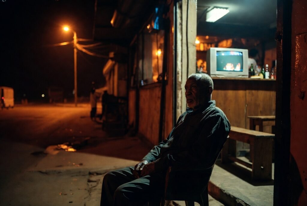 ghana football fan night chop bar world cup black star