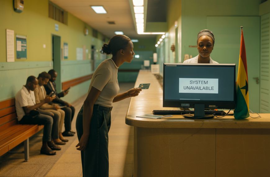 Ghana rejected US health deal over data sovereignty while NHIS patients faced system unavailable screens at Accra hospital
